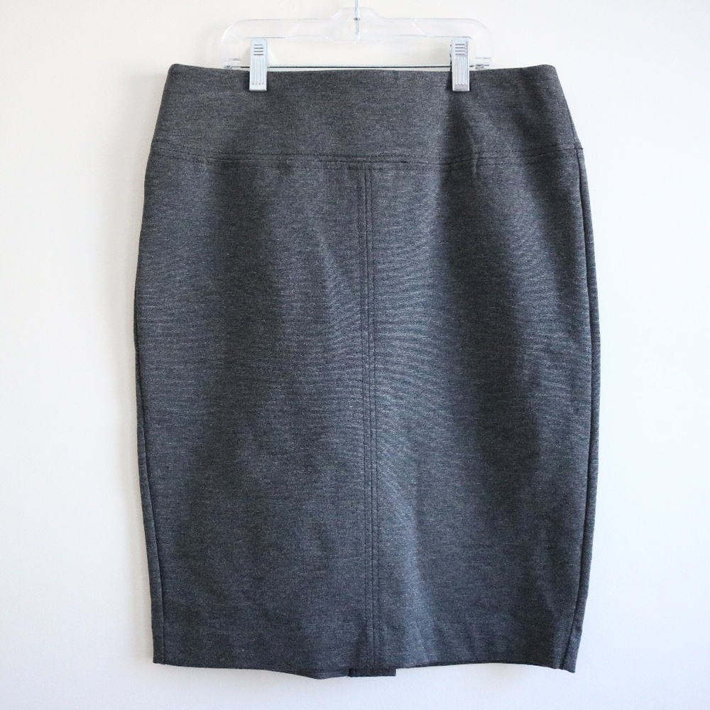 Ann Taylor Grey Pencil Skirt Petite